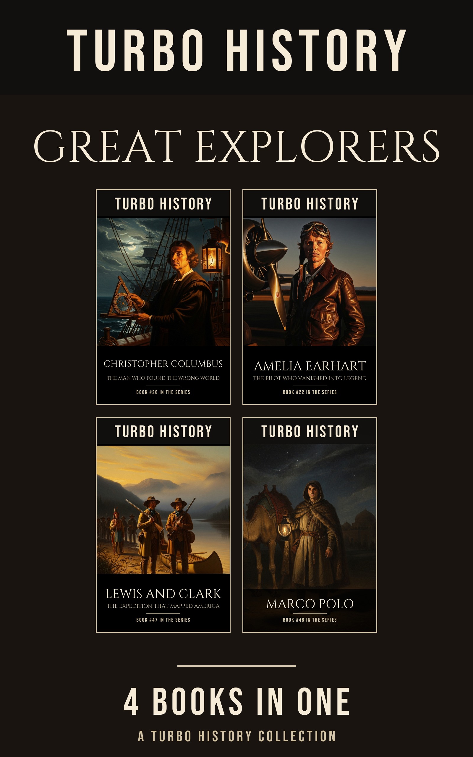 The Great Explorers Collection: 4 Books in One cover